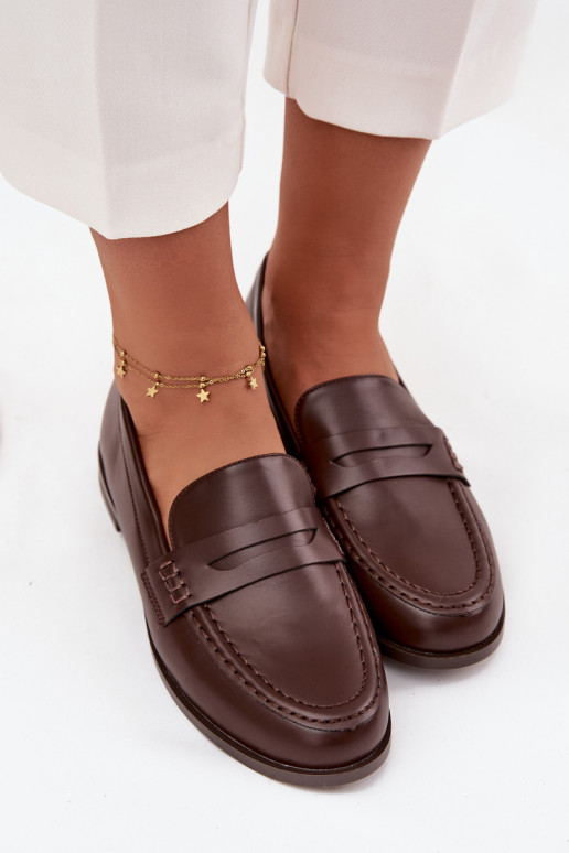 Mokassiinid Mokassiinid Pealiste omad eko-nahast Czekoladosissee Bessina Mokassiinid Mokassiinid Pealiste omad eko-nahast Czekoladosissee Bessina