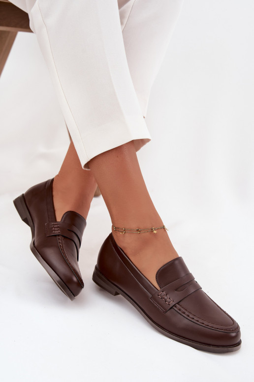 Mokassiinid Mokassiinid Pealiste omad eko-nahast Czekoladosissee Bessina Mokassiinid Mokassiinid Pealiste omad eko-nahast Czekoladosissee Bessina