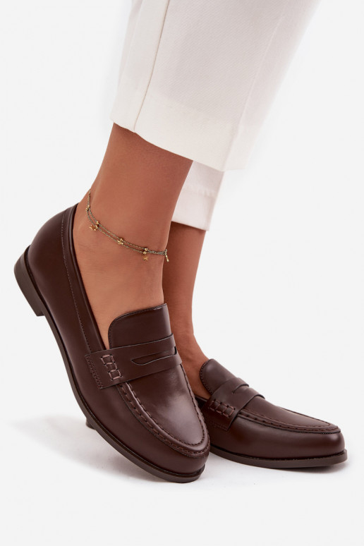 Mokassiinid Mokassiinid Pealiste omad eko-nahast Czekoladosissee Bessina Mokassiinid Mokassiinid Pealiste omad eko-nahast Czekoladosissee Bessina