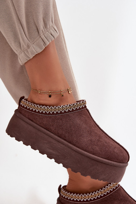 nööpidega lumesaapad Pealiste omad Koos Ornate Haftem Czekoladosissee Jenira