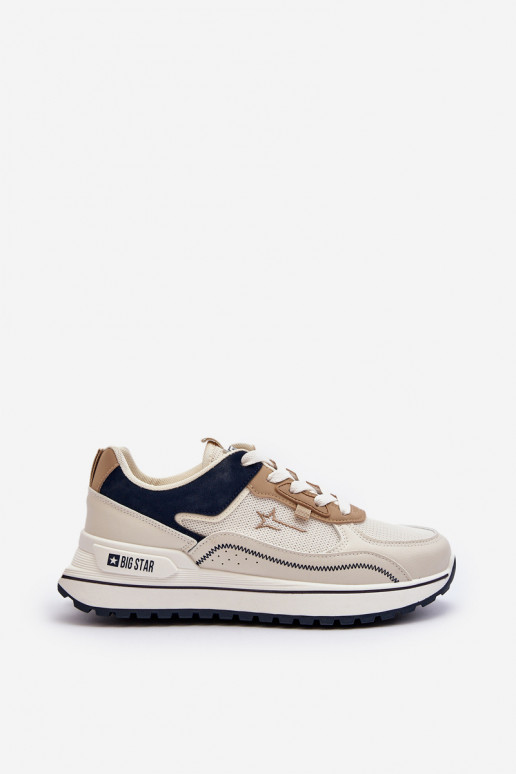 Sneakers tüüpi jalanõud Pealiste omad Big Star NN274A092 beeži värvi Sneakers tüüpi jalanõud Pealiste omad Big Star NN274A092 beeži värvi