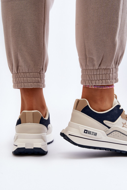 Sneakers tüüpi jalanõud Pealiste omad Big Star NN274A092 beeži värvi Sneakers tüüpi jalanõud Pealiste omad Big Star NN274A092 beeži värvi