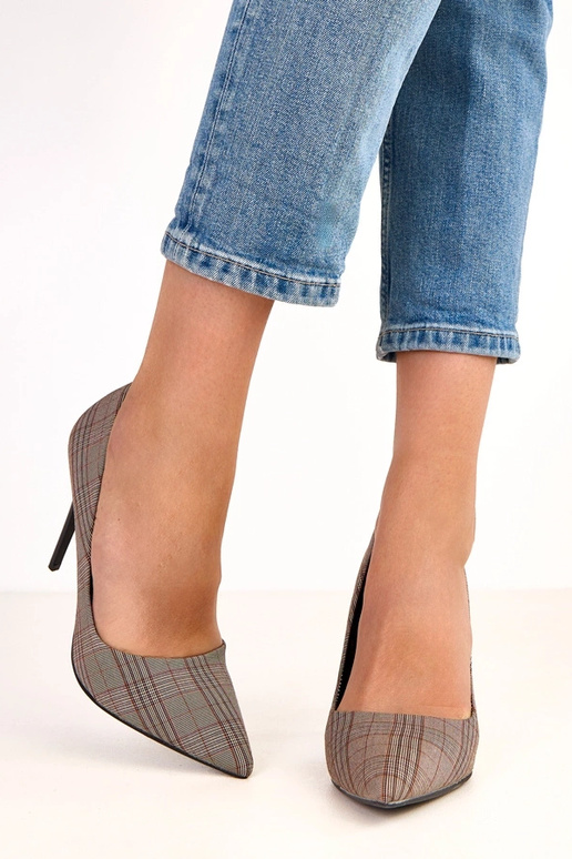 Hall ruuduline kõrge kontsaga Paula Hall ruuduline kõrge kontsaga Paula