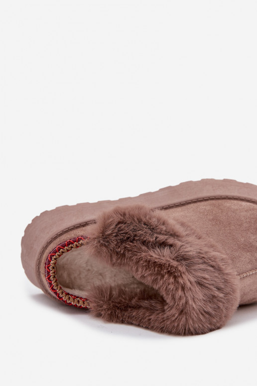 nööpidega lumesaapad Pealiste omad platvormiga karusnahaga I Haftem beeži värvi Querina nööpidega lumesaapad Pealiste omad platvormiga karusnahaga I Haftem beeži värvi Querina