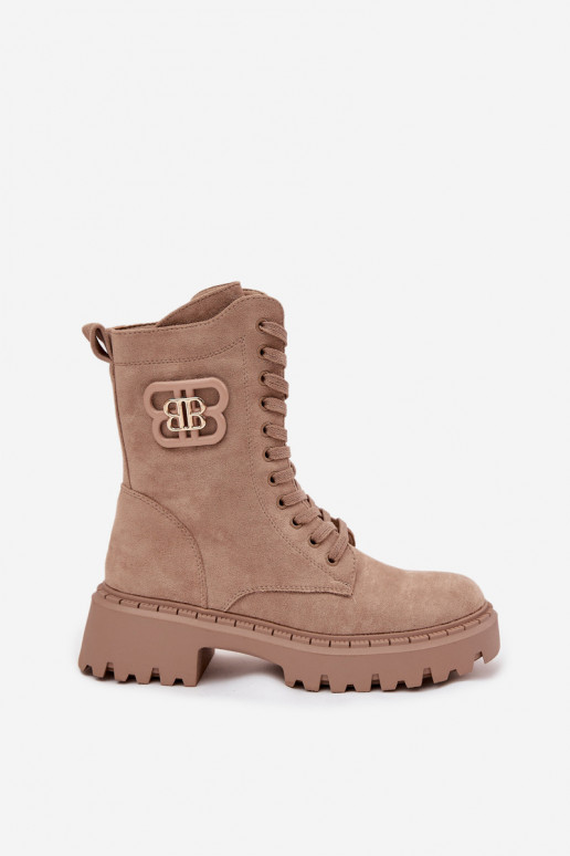 Pealiste poolsaapad INokrery Pealiste omad Koos Ornate Element voodriga beeži värvi Kalindra Pealiste poolsaapad INokrery Pealiste omad Koos Ornate Element voodriga beeži värvi Kalindra