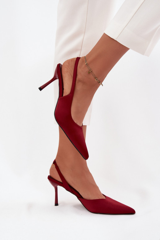 kõrge kontsagaOdkrytymi Piętami bordoo-värvi Lenira kõrge kontsagaOdkrytymi Piętami bordoo-värvi Lenira