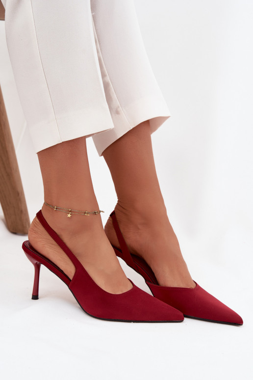 kõrge kontsagaOdkrytymi Piętami bordoo-värvi Lenira kõrge kontsagaOdkrytymi Piętami bordoo-värvi Lenira