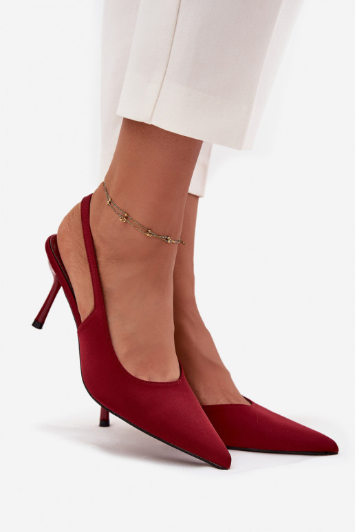 kõrge kontsagaOdkrytymi Piętami bordoo-värvi Lenira kõrge kontsagaOdkrytymi Piętami bordoo-värvi Lenira