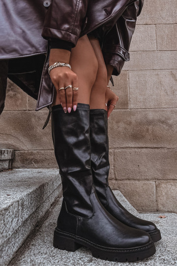 naiste pika säärega saapad eko-nahast msuud Oceana