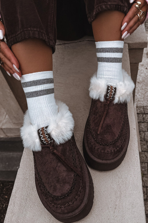 nööpidega lumesaapad Pealiste omad karusnahaga platvormiga Czekoladosissee Rosmira