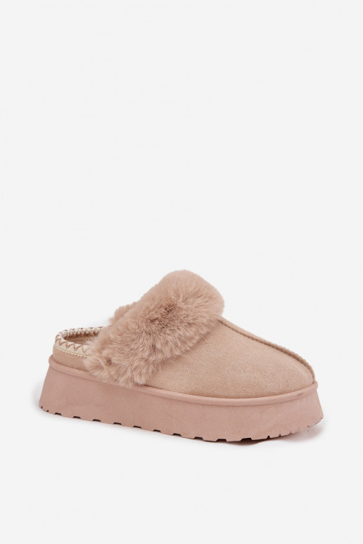 nööpidega lumesaapad Pealiste omad platvormiga karusnahaga I Haftem beeži värvi Querina nööpidega lumesaapad Pealiste omad platvormiga karusnahaga I Haftem beeži värvi Querina