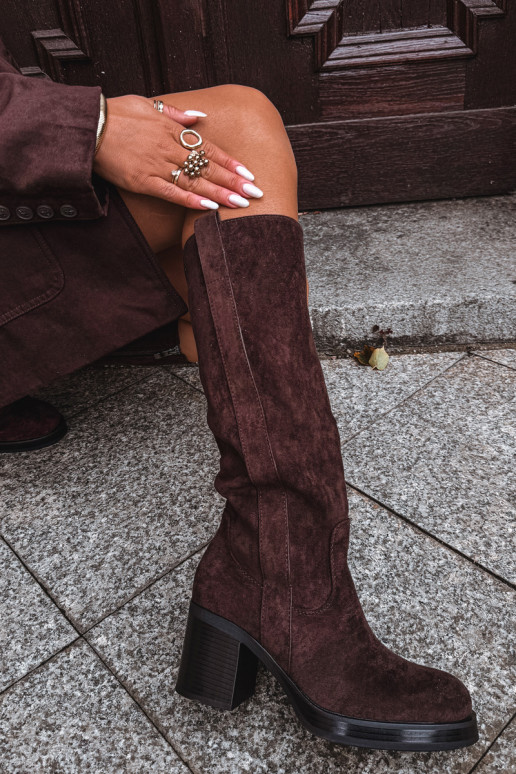 Pealiste pika säärega saapad Sellel onssiivsel poolusel Czekoladosissee Sanelle Pealiste pika säärega saapad Sellel onssiivsel poolusel Czekoladosissee Sanelle