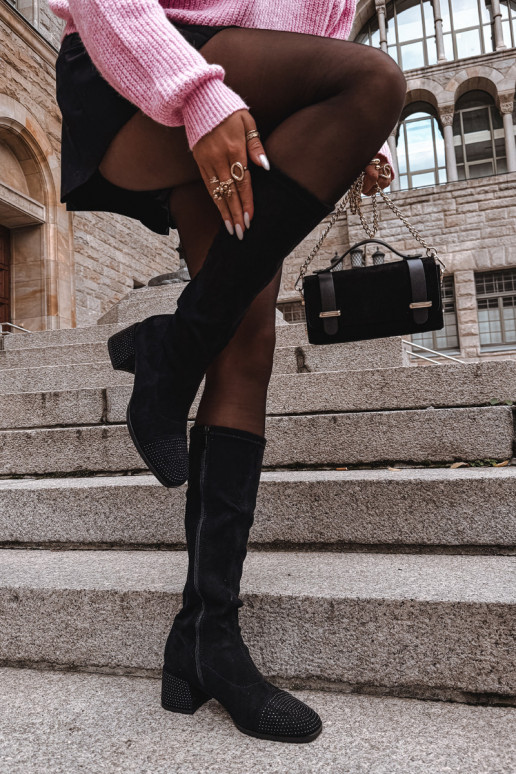 naiste pika säärega saapad Kaunistusega Klockis Eco Suedeosissee msuud Ivanna naiste pika säärega saapad Kaunistusega Klockis Eco Suedeosissee msuud Ivanna