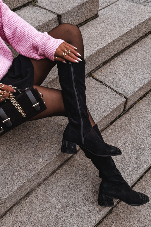 naiste pika säärega saapad Kaunistusega Klockis Eco Suedeosissee msuud Ivanna naiste pika säärega saapad Kaunistusega Klockis Eco Suedeosissee msuud Ivanna