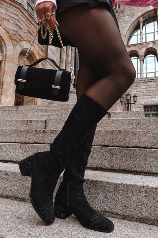 naiste pika säärega saapad Kaunistusega Klockis Eco Suedeosissee msuud Ivanna naiste pika säärega saapad Kaunistusega Klockis Eco Suedeosissee msuud Ivanna