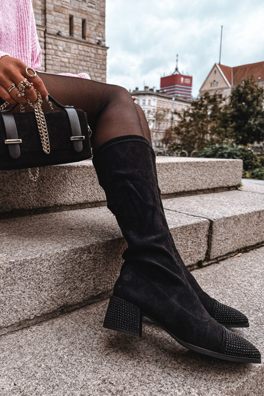 naiste pika säärega saapad Kaunistusega Klockis Eco Suedeosissee msuud Ivanna naiste pika säärega saapad Kaunistusega Klockis Eco Suedeosissee msuud Ivanna