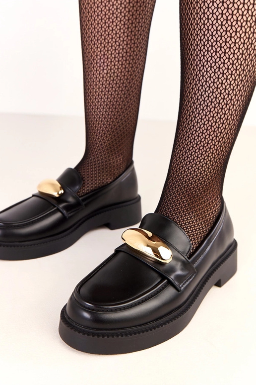 Must värvi Ella mokasiinid kullavärvi... Must värvi Ella mokasiinid kullavärvi...