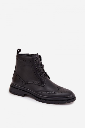 Meeste nahast saapad Lee Cooper LCJ-25-33-3961 mustas värvis