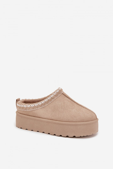 nööpidega lumesaapad Laste jalanõud NoorusHaftem platvormiga beeži värvi Jolisse