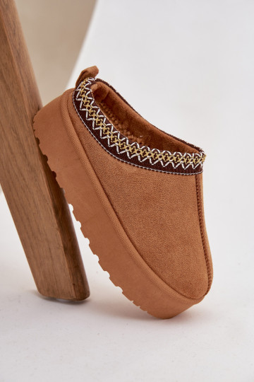 nööpidega lumesaapad Laste jalanõud NoorusHaftem platvormiga pruunid värvi Jolisse 2