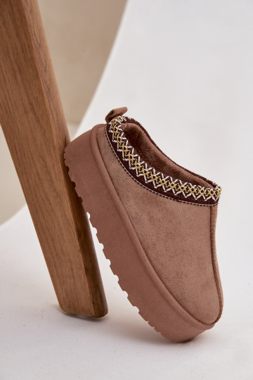 nööpidega lumesaapad Laste jalanõud NoorusHaftem platvormiga Khakivärvi Jolisse 2