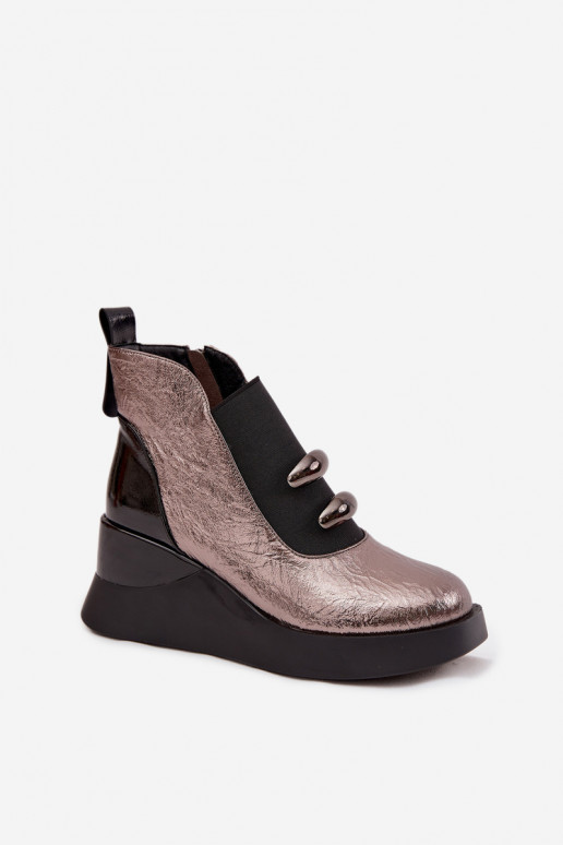 Pealiste poolsaapad Kiilu peal D&A MR52-106 Metallic Pealiste poolsaapad Kiilu peal D&A MR52-106 Metallic