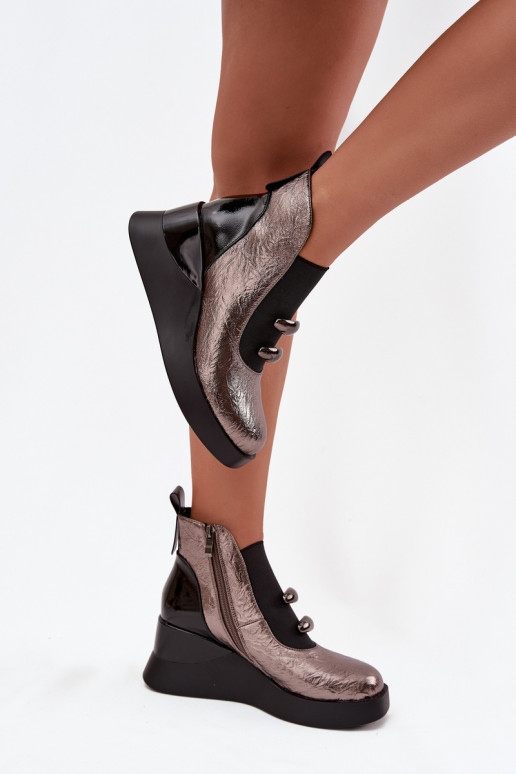 Pealiste poolsaapad Kiilu peal D&A MR52-106 Metallic Pealiste poolsaapad Kiilu peal D&A MR52-106 Metallic