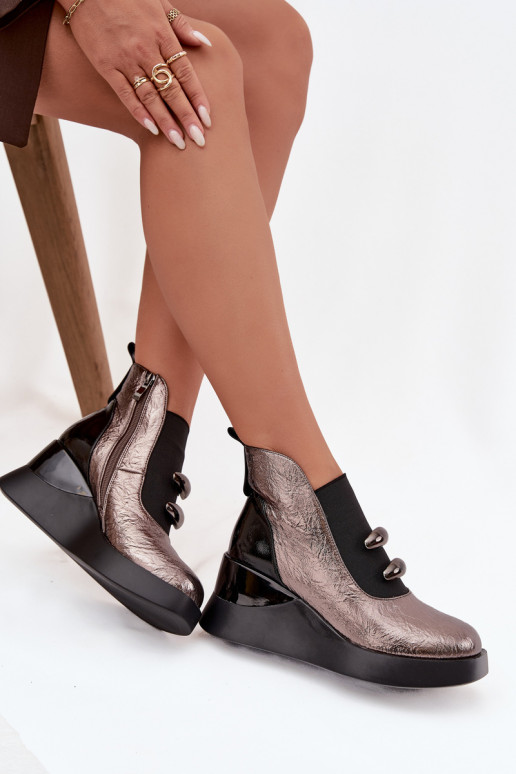 Pealiste poolsaapad Kiilu peal D&A MR52-106 Metallic Pealiste poolsaapad Kiilu peal D&A MR52-106 Metallic