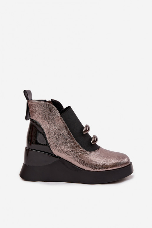 Pealiste poolsaapad Kiilu peal D&A MR52-106 Metallic Pealiste poolsaapad Kiilu peal D&A MR52-106 Metallic