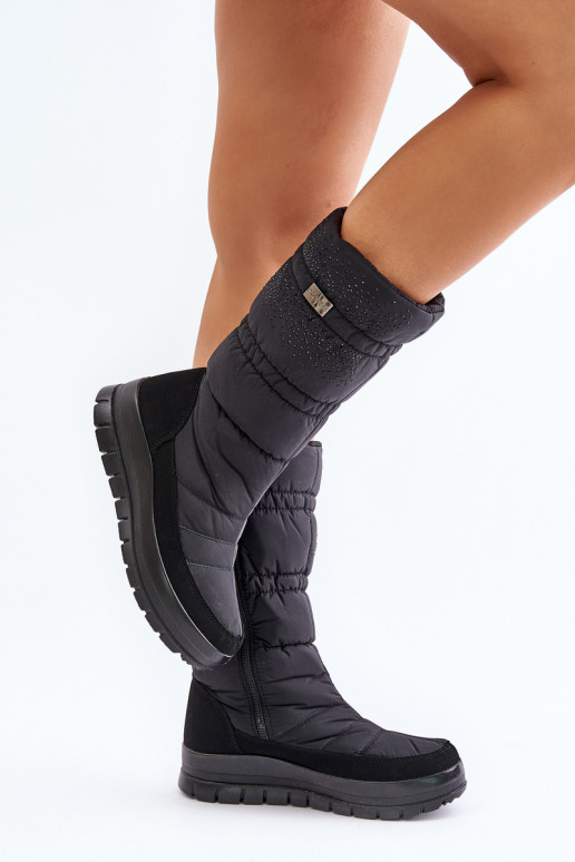 Pealiste omad nööpidega lumesaapad Kaunistusega Progress PROGJ-24-147 msuud