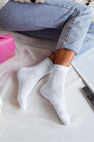 Sokid Pealiste omad Ažuurne valget värvi