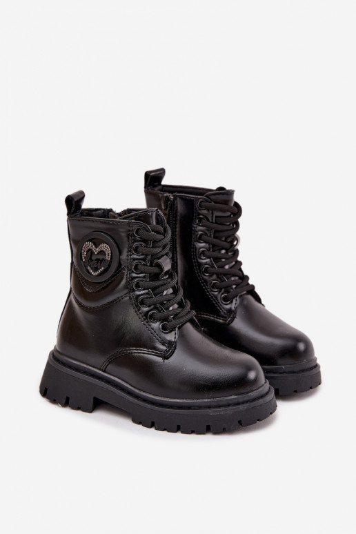 Pealiste poolsaapad Laste voodriga karusnahaga kaunistustega LOVE msuud Rosaira