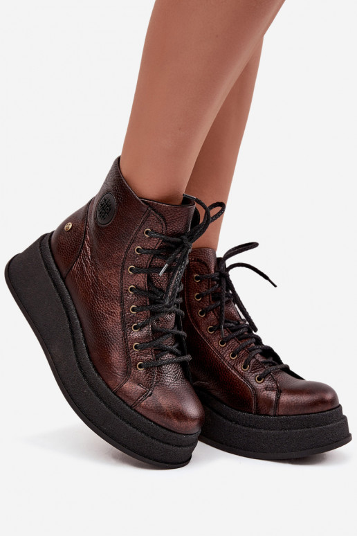 Pealhk Pealiste poolsaapad platvormiga Sellel onciejka 06309-32 Metallik Brąz Pealhk Pealiste poolsaapad platvormiga Sellel onciejka 06309-32 Metallik Brąz