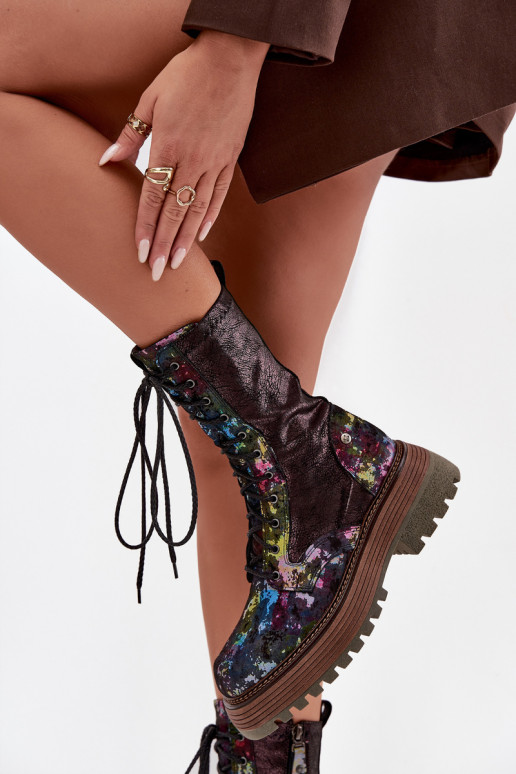 Pealiste poolsaapad säärsaapad Sellel onciejka 06203-39 Mitmevärvilised Pealiste poolsaapad säärsaapad Sellel onciejka 06203-39 Mitmevärvilised