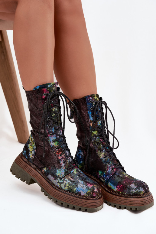 Pealiste poolsaapad säärsaapad Sellel onciejka 06203-39 Mitmevärvilised Pealiste poolsaapad säärsaapad Sellel onciejka 06203-39 Mitmevärvilised