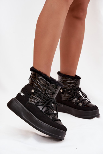 Naiste talvesaapad platvormiga Lee Cooper LCJ-25-03-3814, must 2