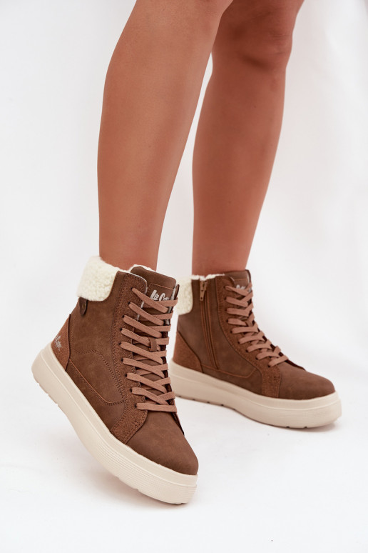 talvesaapad Pealiste omad soojad saapad Lee Cooper LCJ-25-01-3735 pruunid värvi talvesaapad Pealiste omad soojad saapad Lee Cooper LCJ-25-01-3735 pruunid värvi