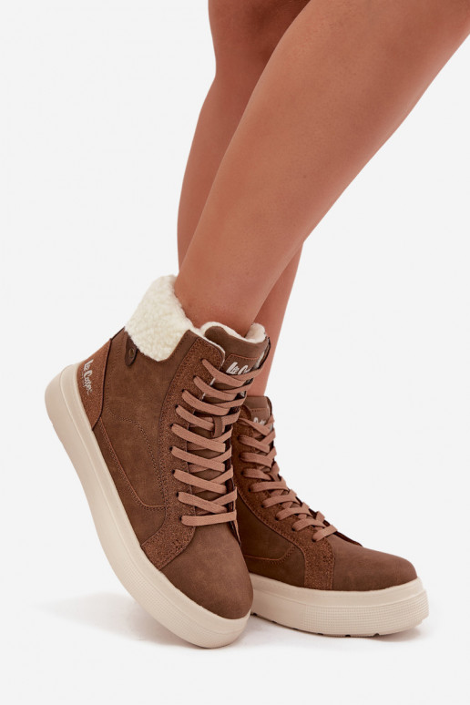 talvesaapad Pealiste omad soojad saapad Lee Cooper LCJ-25-01-3735 pruunid värvi