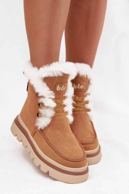 nööpidega lumesaapad Pealiste omadPealturalnego seemisnakhsedu Lee Cooper LCJ-25-01-3738 pruunid värvi nööpidega lumesaapad Pealiste omadPealturalnego seemisnakhsedu Lee Cooper LCJ-25-01-3738 pruunid värvi