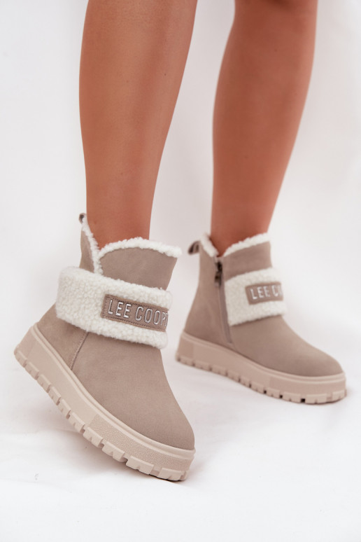 nööpidega lumesaapad Pealiste poolsaapadPealturalnego seemisnakhsedu soojad saapad Lee Cooper LCJ-25-01-3739 Halli värvi nööpidega lumesaapad Pealiste poolsaapadPealturalnego seemisnakhsedu soojad saapad Lee Cooper LCJ-25-01-3739 Halli värvi