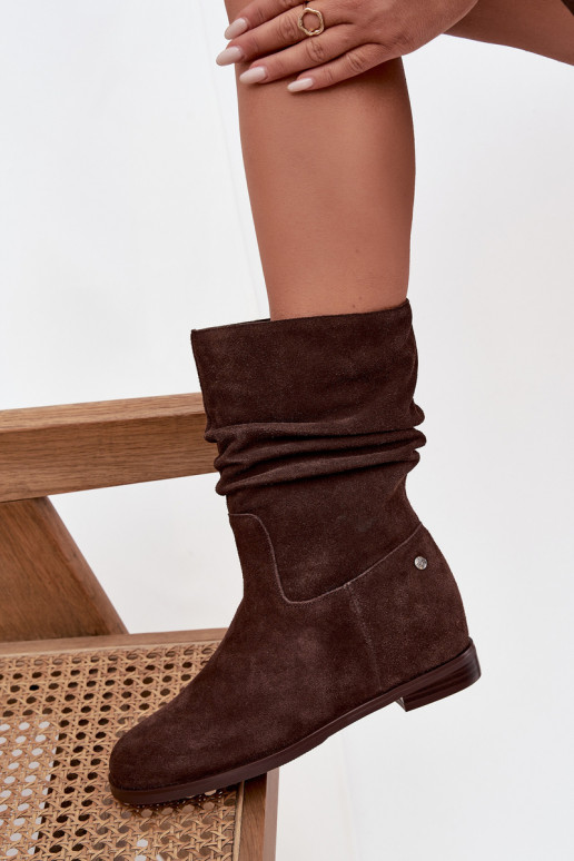 Pealhk Seemisnahast kingad Pealiste omad Koos rüüsidega voodriga Sellel onciejka K7211-02 Czekoladosissee Pealhk Seemisnahast kingad Pealiste omad Koos rüüsidega voodriga Sellel onciejka K7211-02 Czekoladosissee