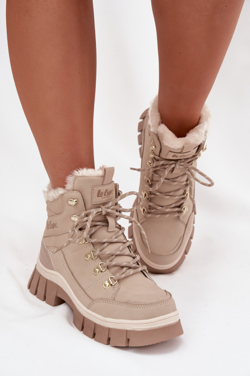 voodriga jalanõud Pealiste omad Lee Cooper LCJ-25-31-3910 beeži värvi
