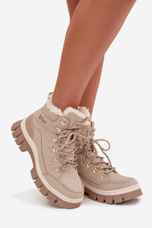 voodriga jalanõud Pealiste omad Lee Cooper LCJ-25-31-3910 beeži värvi