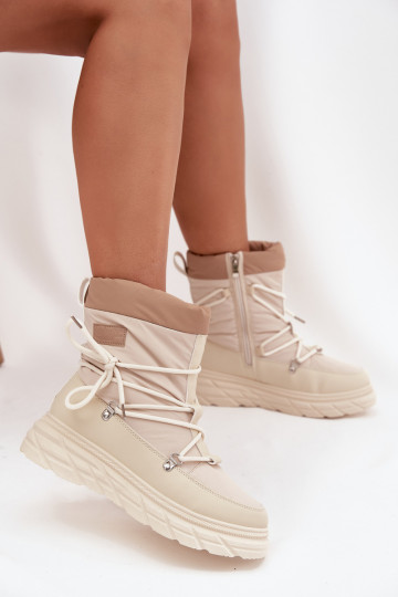 nööpidega lumesaapad Pealiste omad Lossi juurde Lee Cooper LCJ-25-44-3931 beeži värvi