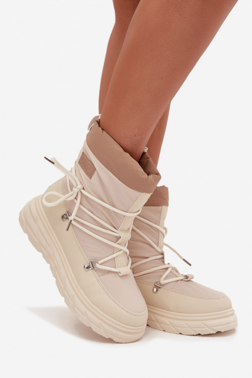 nööpidega lumesaapad Pealiste omad Lossi juurde Lee Cooper LCJ-25-44-3931 beeži värvi