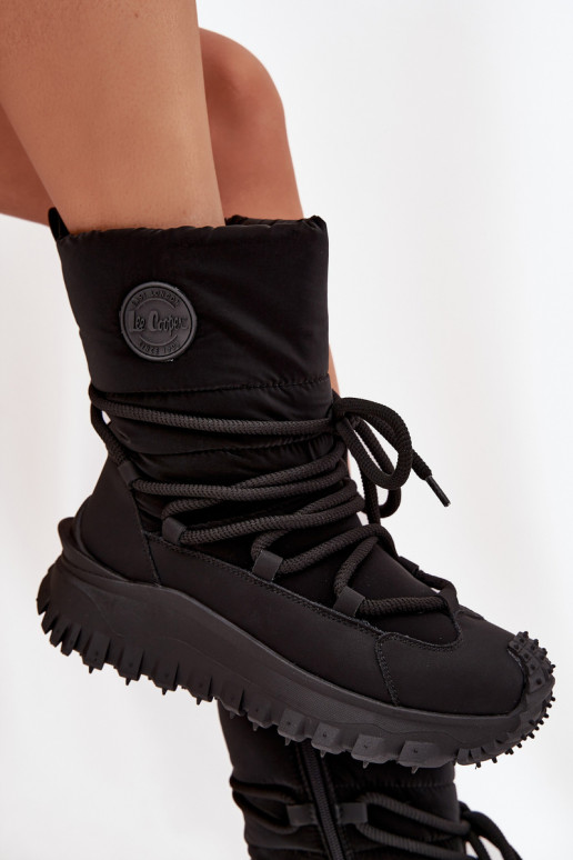 Pealhk nööpidega lumesaapad platvormiga Lee Cooper LCJ-25-12-3660 msuud Pealhk nööpidega lumesaapad platvormiga Lee Cooper LCJ-25-12-3660 msuud