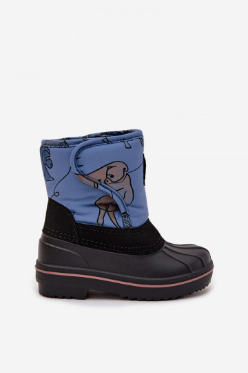 Laste Lee Cooper LCJ-25-10-3774 sinised talve saapad kinnitustega 2