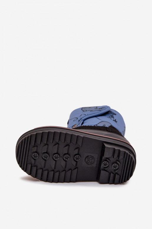 nööpidega lumesaapad Laste jalanõud krõpsudega kinnitatav Lee Cooper LCJ-25-10-3774 Sinist värvi