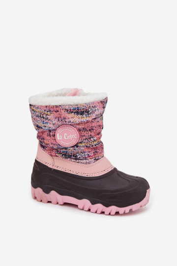 Laste Lee Cooper LCJ-25-10-3770 roosa talve saapad