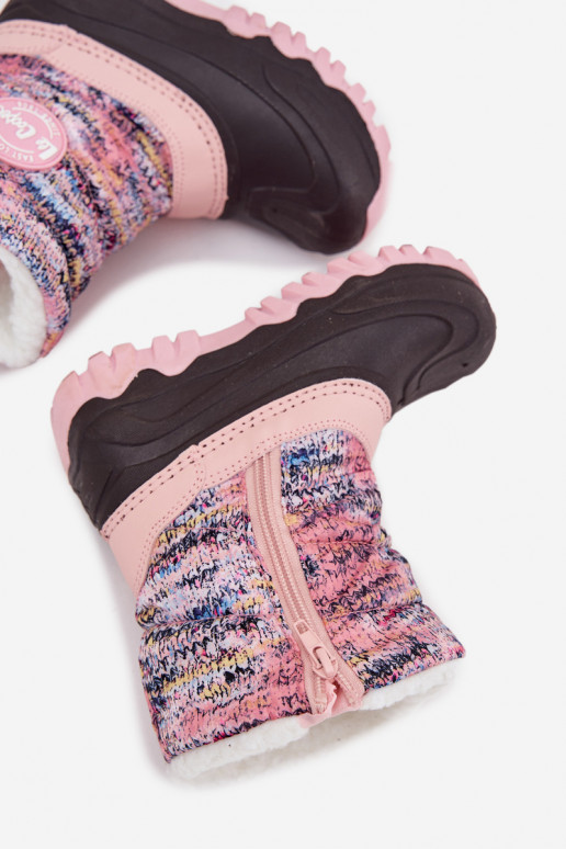 nööpidega lumesaapad Laste jalanõud Laste Lossi juurde Lee Cooper LCJ-25-10-3770 Tumeroosad värvi